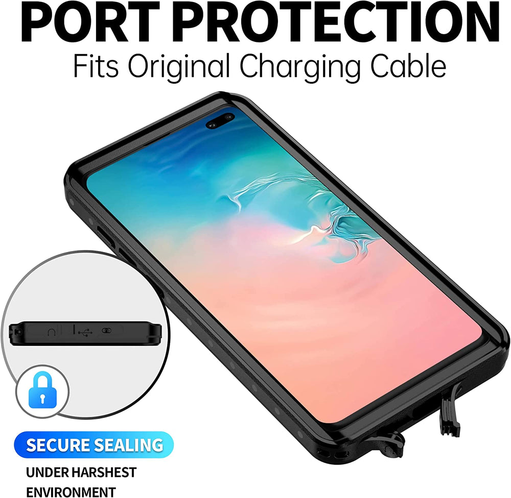 Samsung Galaxy S10 / S10 Plus — NRE Series Waterproof Phone Case Galaxy S10 / Red Samsung Galaxy S10 / S10 Plus — NRE Series Waterproof Phone Case Galaxy S10 / Red