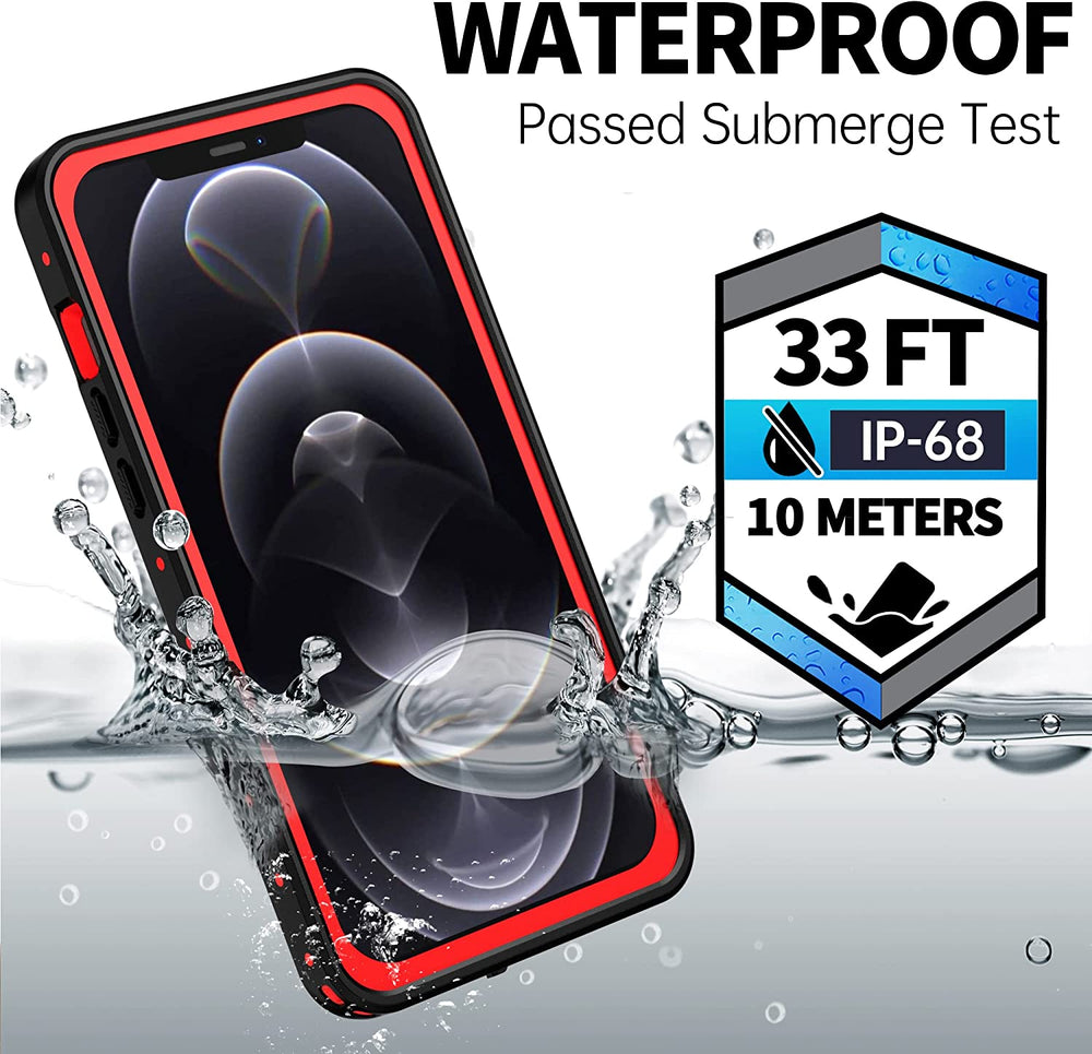 Lanhiem Samsung Galaxy A51 Case, IP68 Waterproof Dustproof Shockproof Case  with Built-in Screen Protector, Full Body Sealed Underwater Protective
