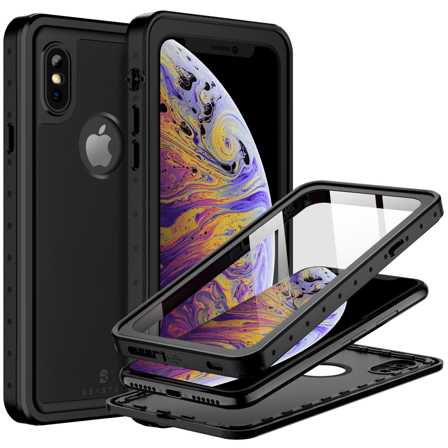 Apple iPhone X XR XS MAX Series NRE Series Waterproof Phone Case BEASTEK Apple iPhone X XR XS MAX Series NRE Series Waterproof Phone Case BEASTEK